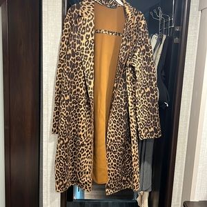 Flock suede lightweight jacket